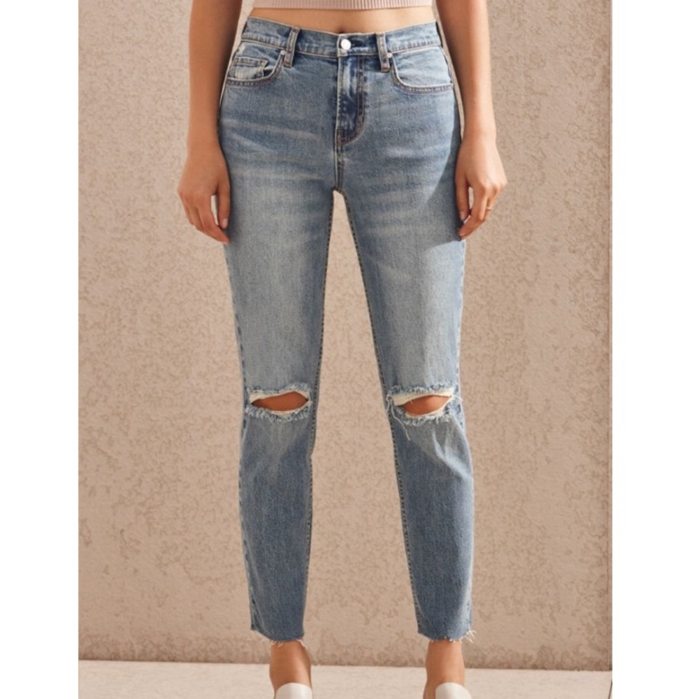 PacSun jukebox blue vintage icon mom jeans